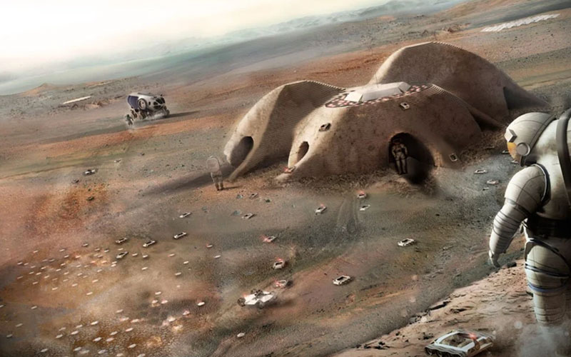 mars habitat by foster partners